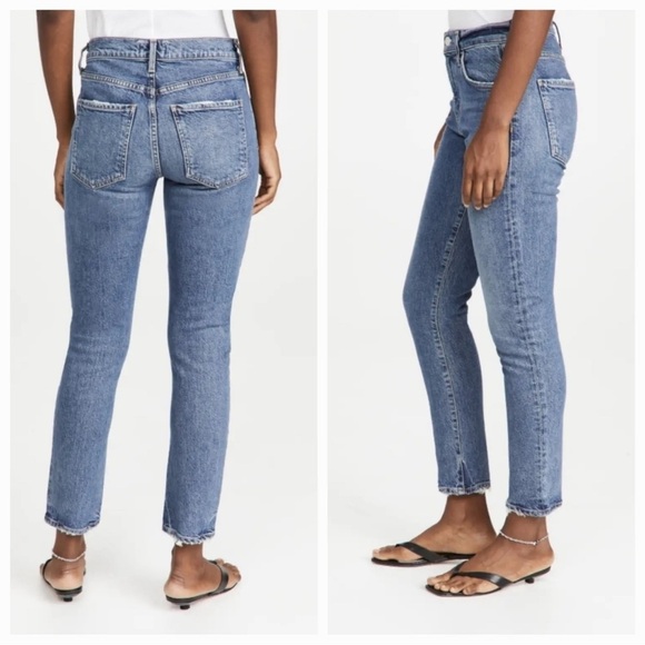 AGOLDE Toni Mid Rise Jeans in Dime size 26 NWOT - Picture 2 of 7